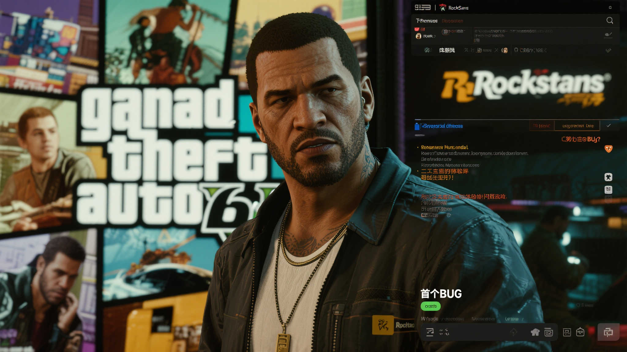 GTA6未上线却被曝现BUG？新截图引发热议